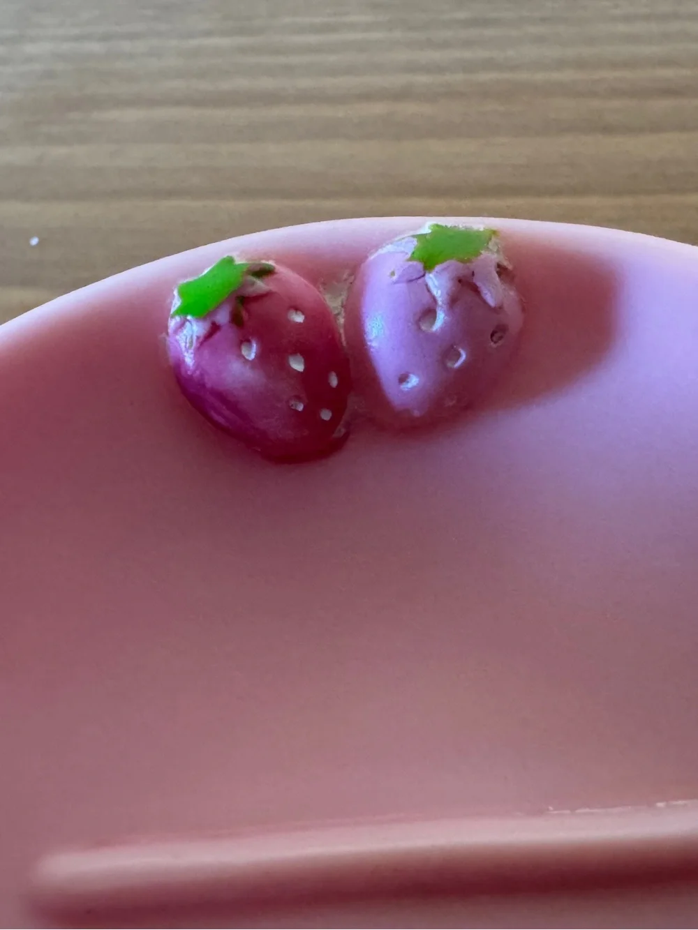 VTG Rare Sanrio Hello Kitty Pink Strawberry Soap Dish Kawaii